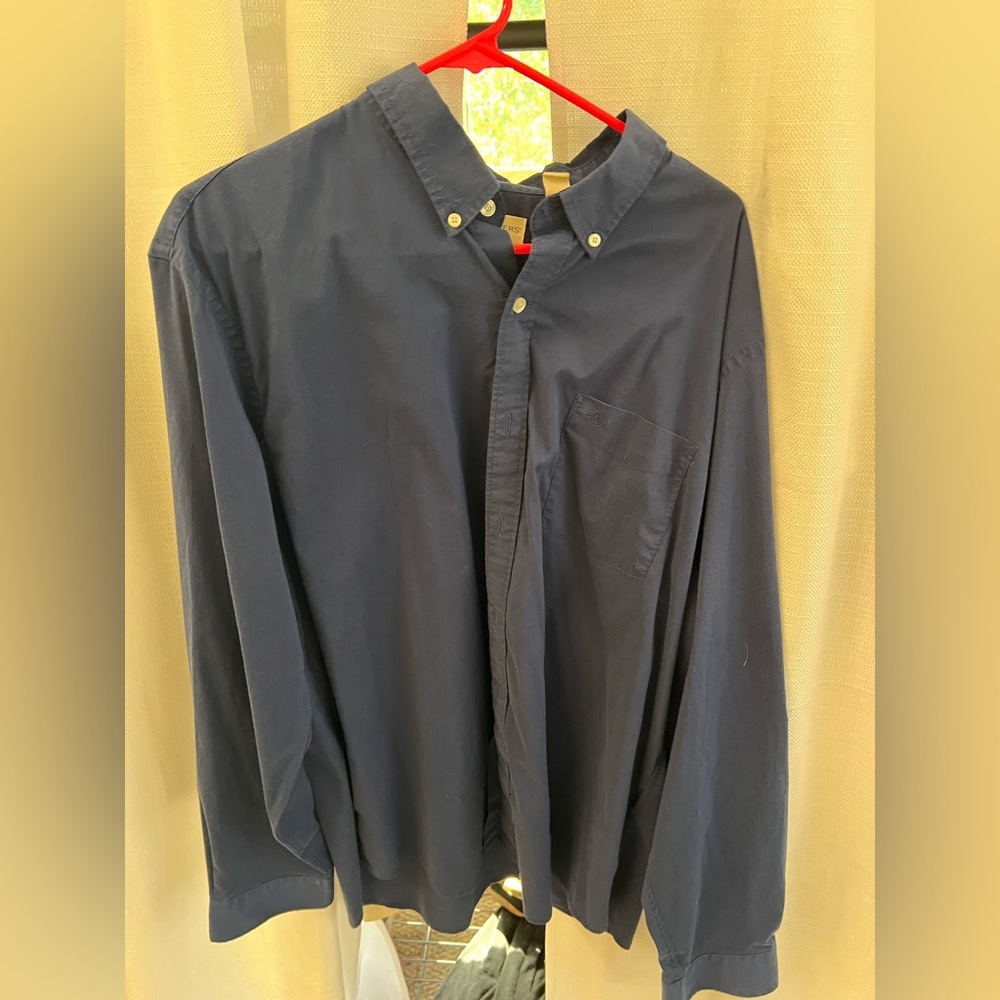 Dockers Men's Dark Blue Dress Shirt
